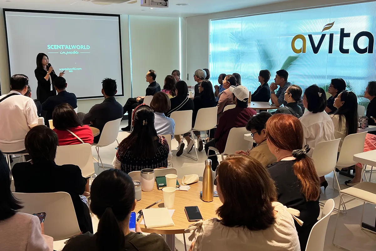 Scent'al World training session at avita Singapore office