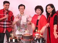 Celebrating DP Alvin's birthday in KL