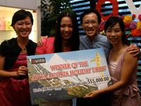 Eileen Lee wins a free trip to Austria